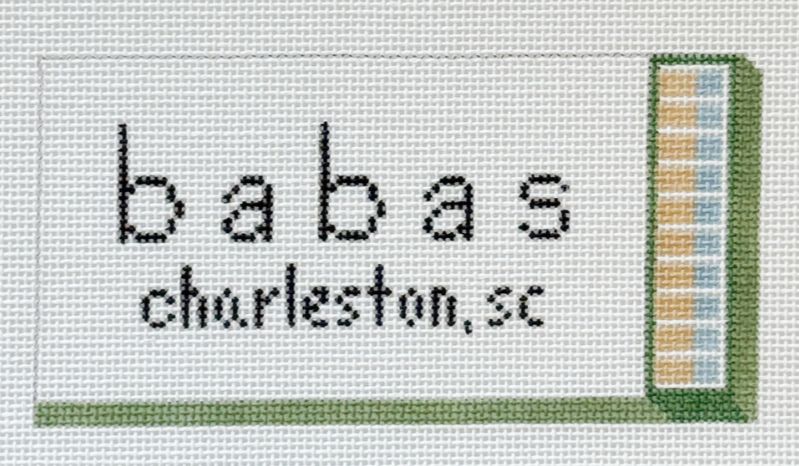 Babas Charleston Needlepoint Matchbook