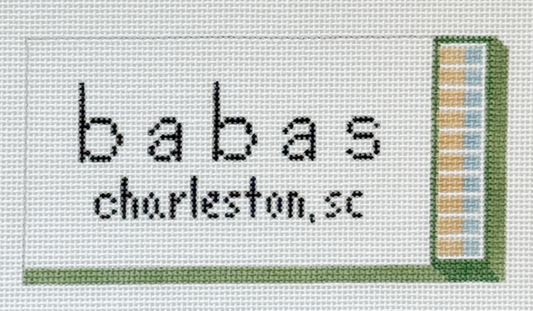 Babas Charleston Needlepoint Matchbook