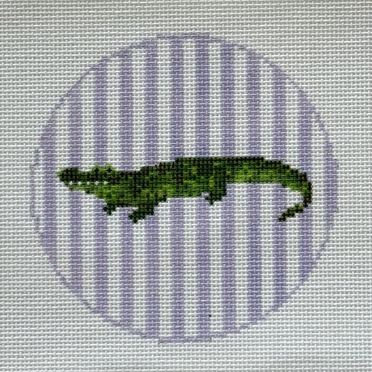 Striped Alligator Round
