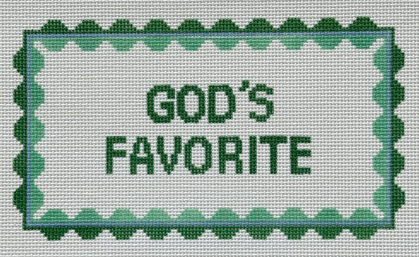 God's Favorite Needlepoint Canvas