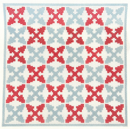 Lucille Quilt Needlepoint Canvas