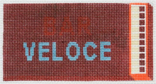 Bar Veloce Matchbox Needlepoint Canvas