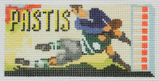 Pastis Matchbox Needlepoint Canvas