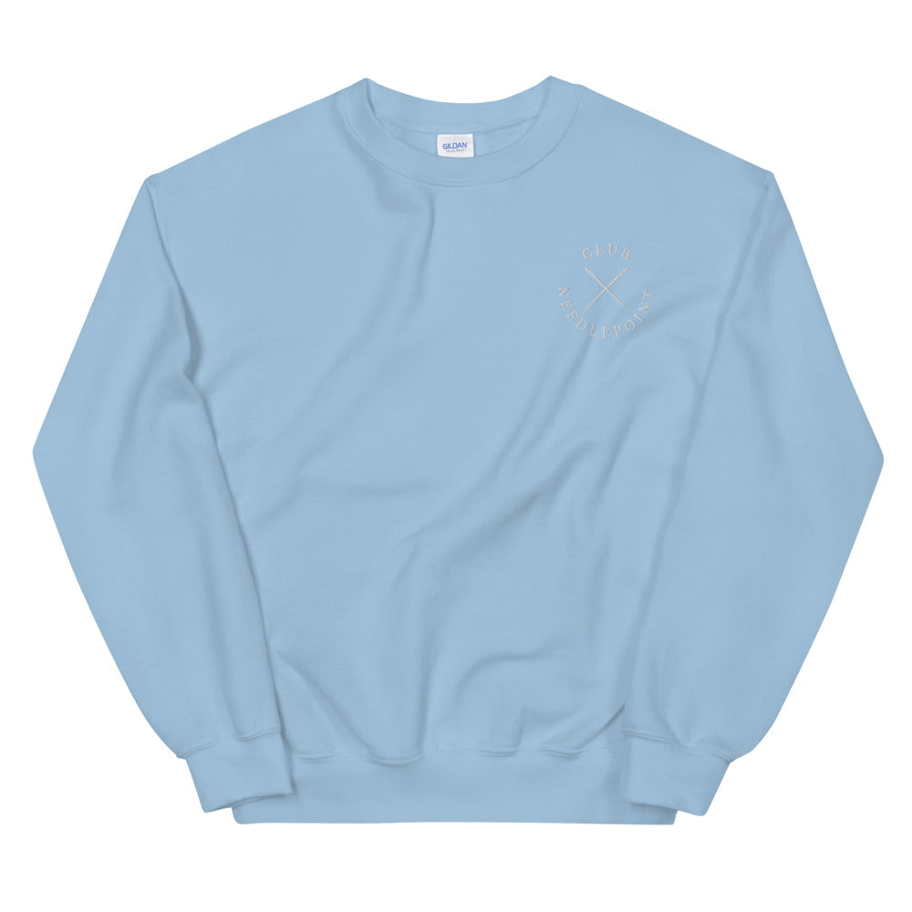Club Needlepoint Sweatshirt